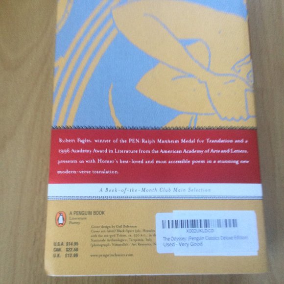 The Odyssey Homer Deluxe Edition Robert Fagles Translation - Picture 5 of 5